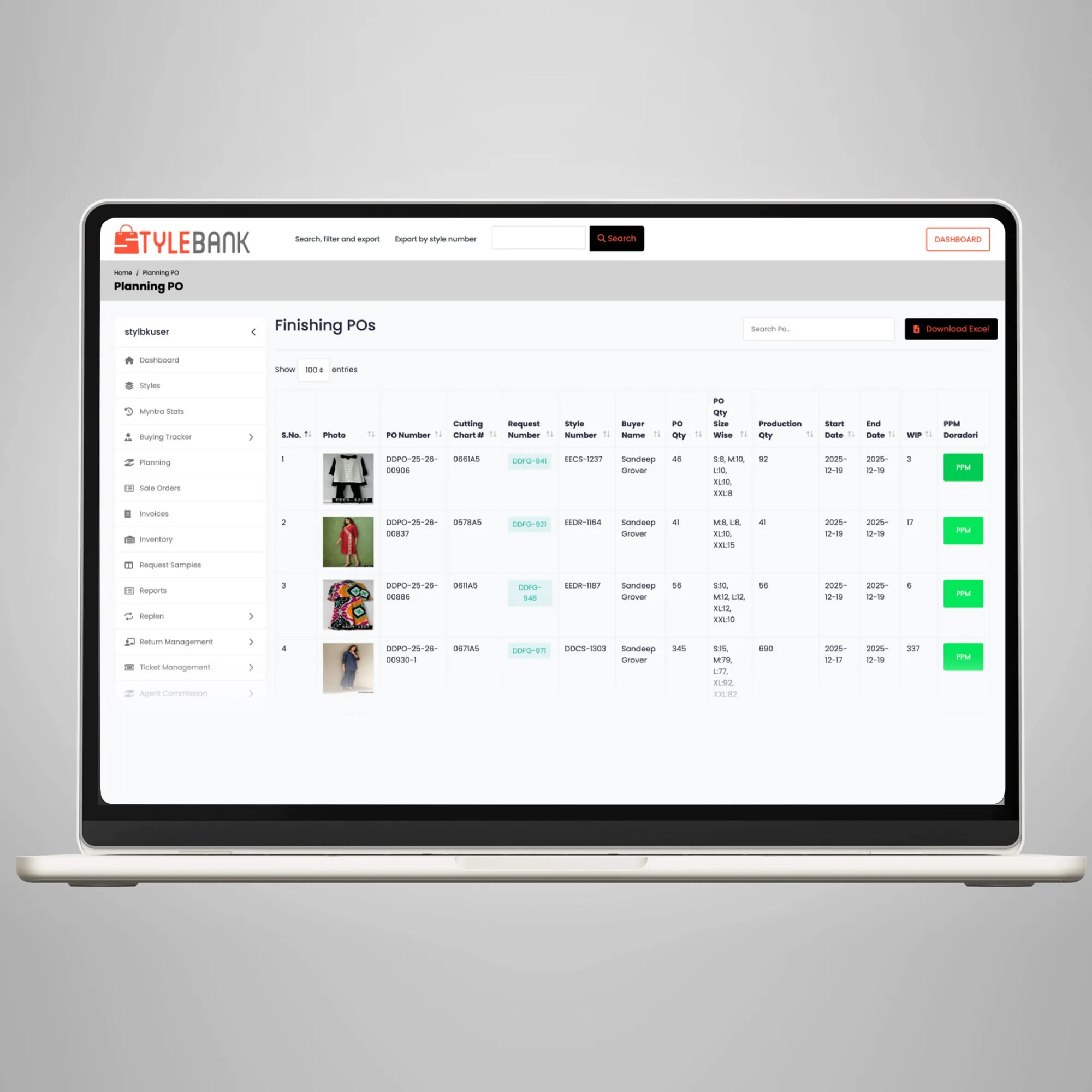 Stylebank – B2B Digital Catalog & Sales Enablement Platform
