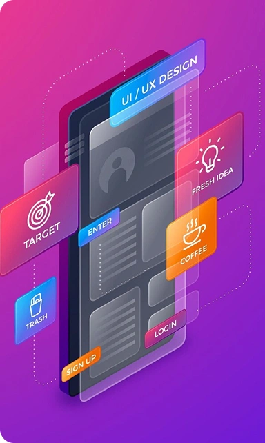 UI/UX Design Services Hero Background Image