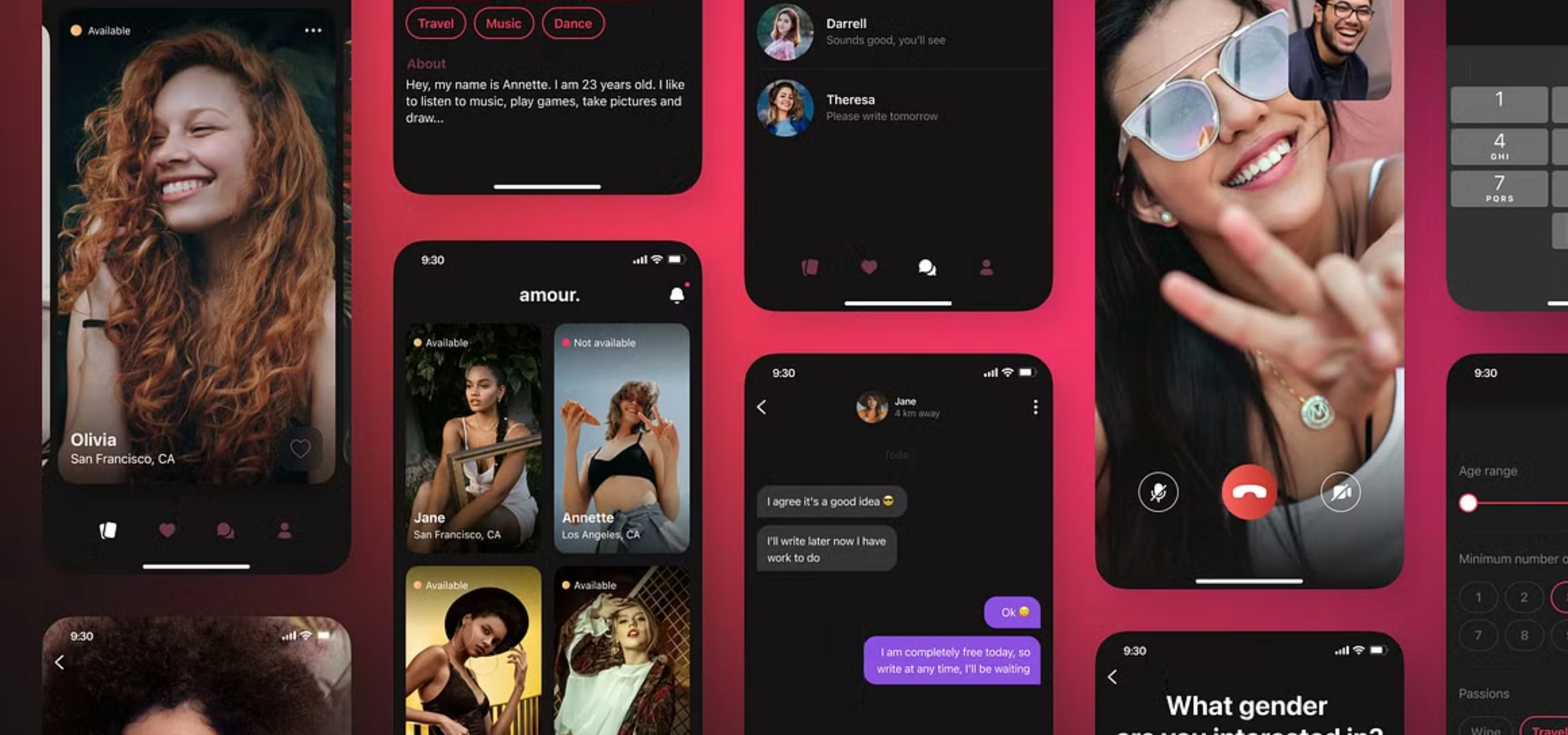 Dating App Development Company Hero Background Image