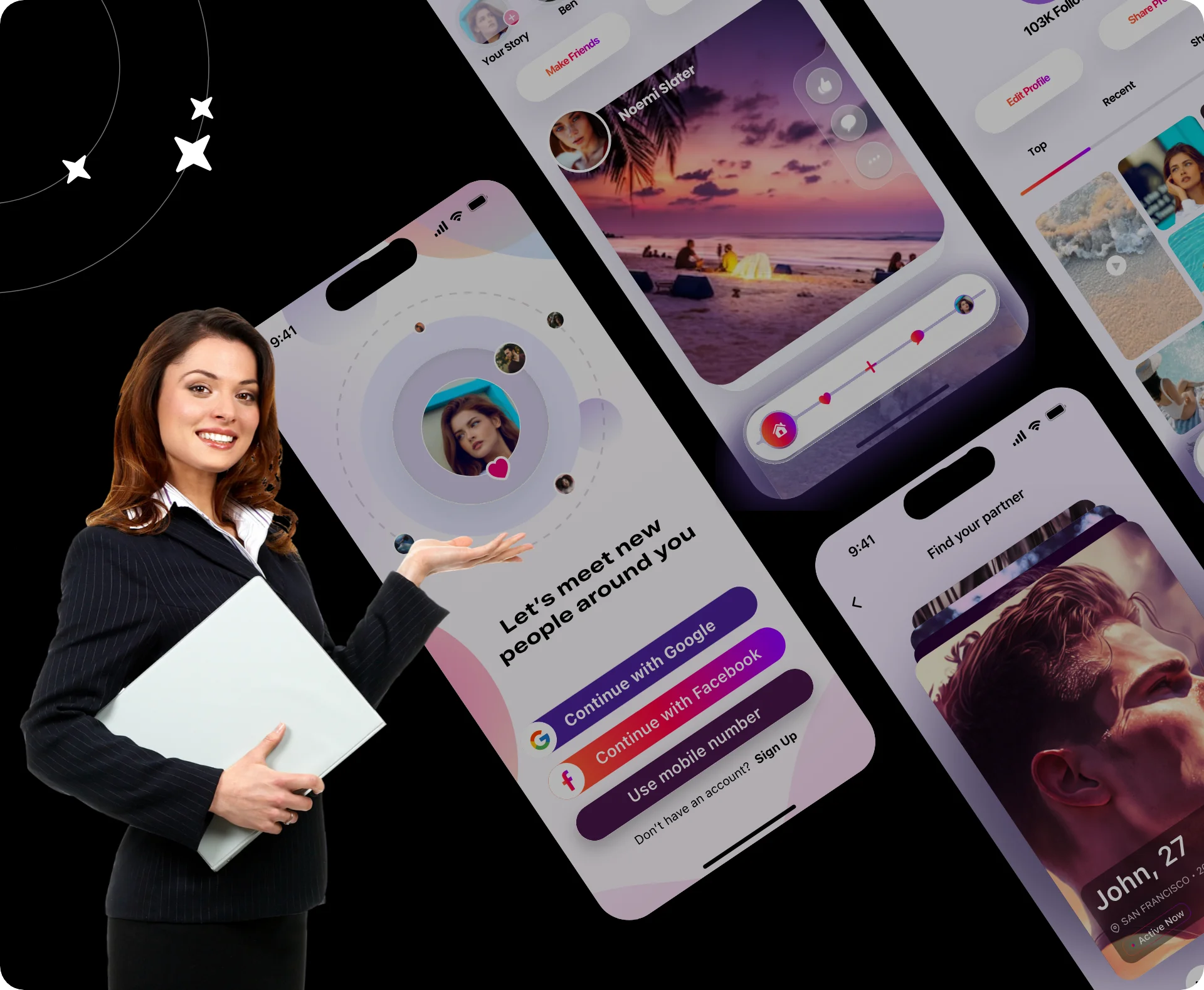 Hire Dating App Developers Today — hire developers illustration